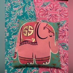 Simply Southern Full reversible comforter elephant accent pillow 3pc